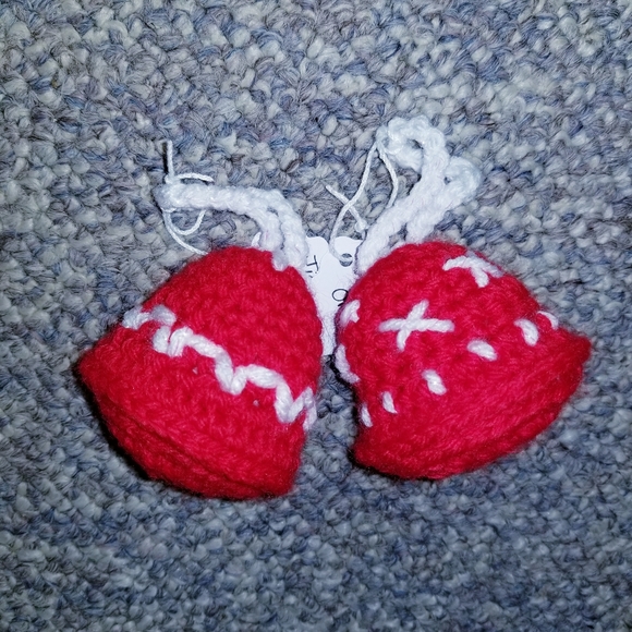 NEW Handmade Crochet Christmas Bell Ornaments - Picture 1 of 2